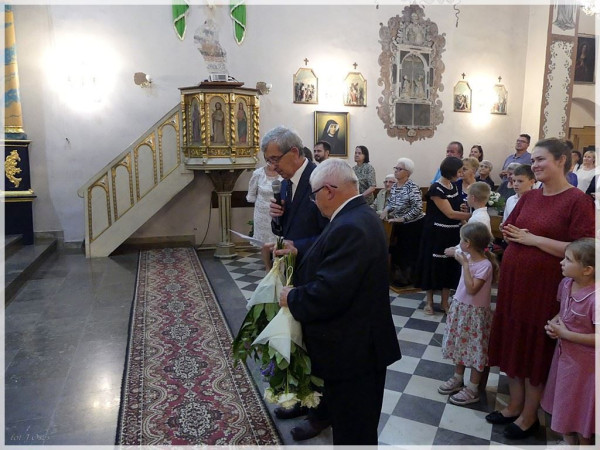 Ostatnia Msza św. ks. Marka Frąckowiaka w ramach posługi wikariuszowskiej w naszej parafii